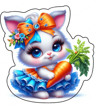 Зайка с едой (11)