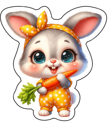Зайка с едой (13)