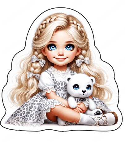 Девочка с мишкой (107)