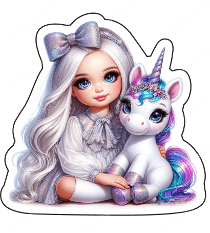Девочка с единорогом 41