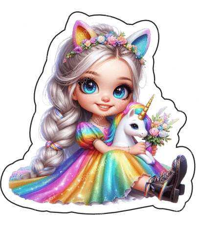Девочка с единорогом 81