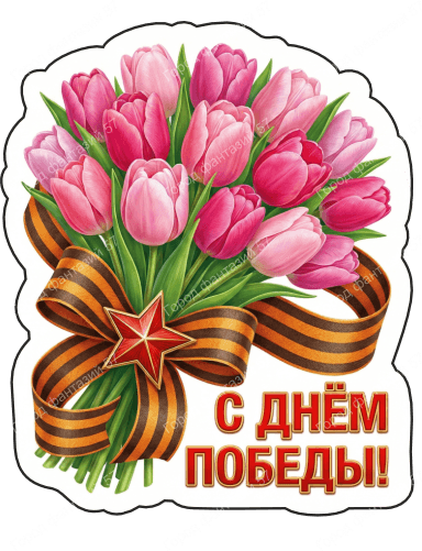 9 мая с надписями 23
