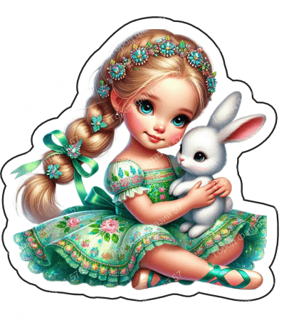 Девочка с зайкой 53