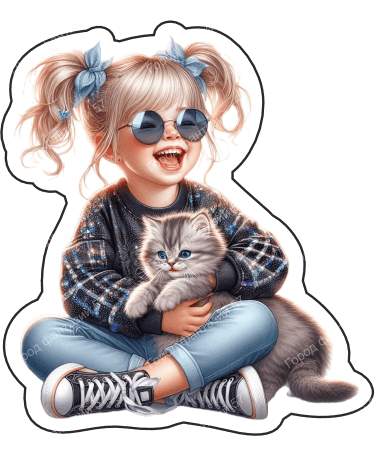 Девочка с котом (174)