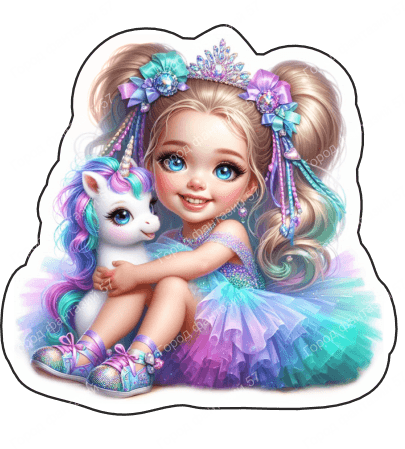 Девочка с единорогом 75