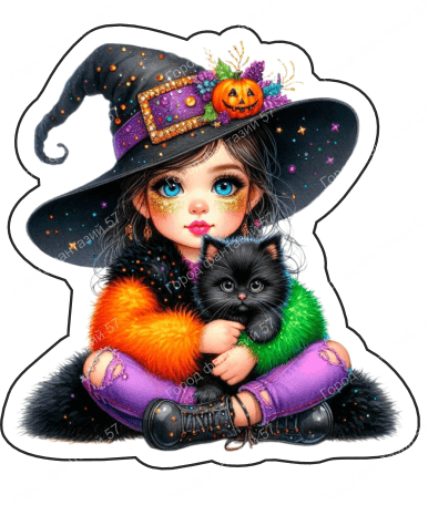 Девочка с котом (126)