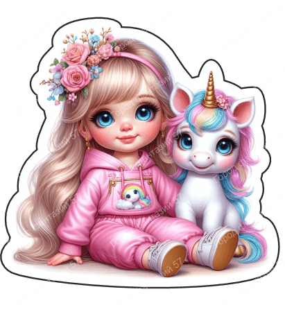Девочка с единорогом 54