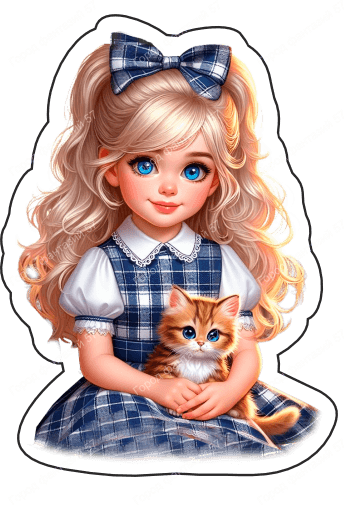 Девочка с котом (6)