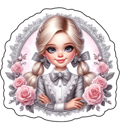 Ученица в рамке (25)