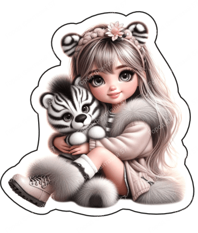 Девочка с зеброй 23