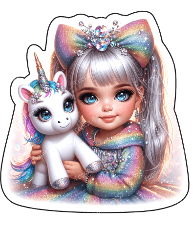 Девочка с единорогом 30