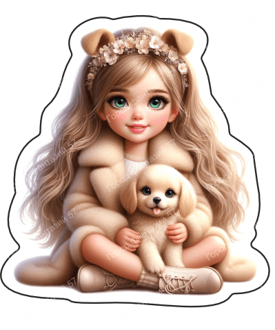 Девочка с собакой (6)