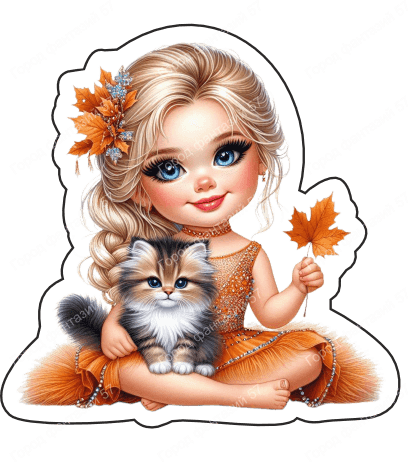 Девочка с котом (131)