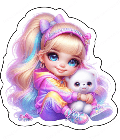 Девочка с мишкой (124)