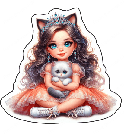 Девочка с котом (134)