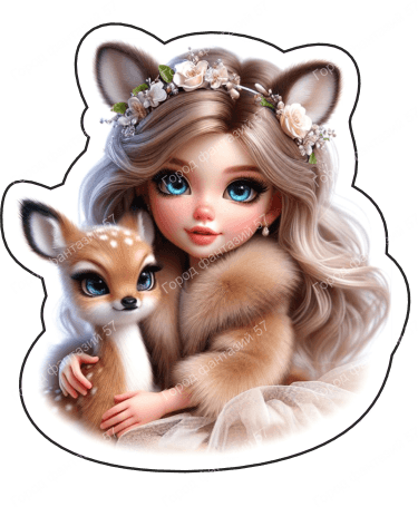 Девочка с оленем (7)