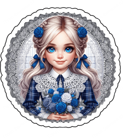 Ученица в рамке (43)