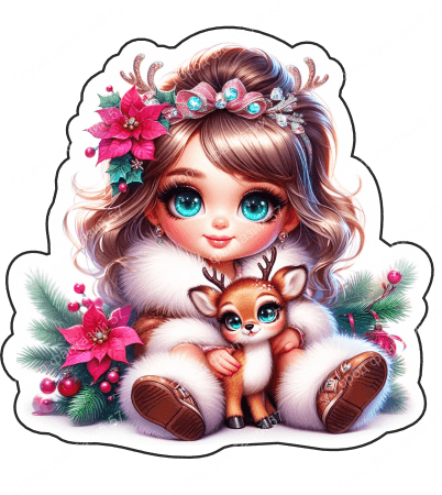 Девочка с оленем (3)