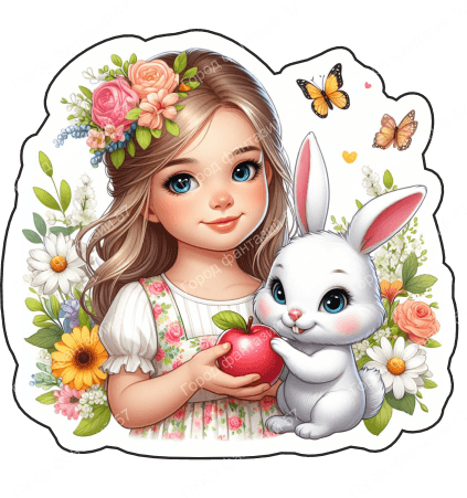 Девочка с зайкой 12