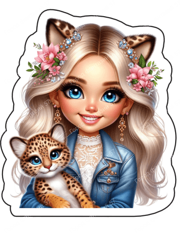 Девочка с котом (107)