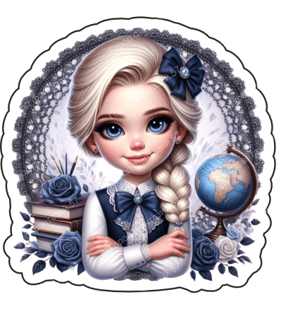 Ученица в рамке (30)