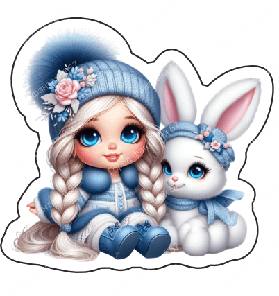 Девочка с зайкой 49