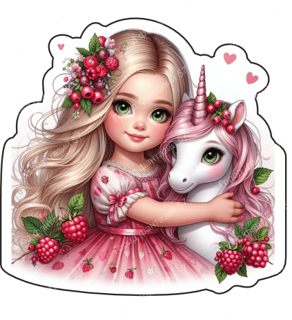Девочка с единорогом 24