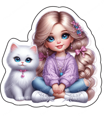 Девочка с котом (144)