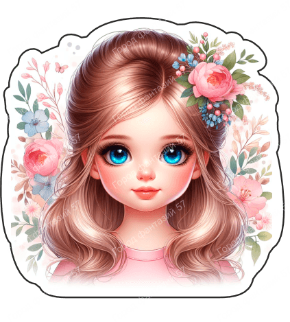 Девочка с цветами (10)