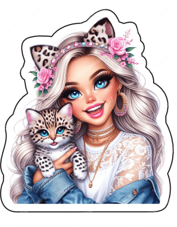 Девочка с котом (108)