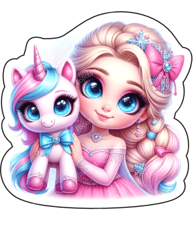 Девочка с единорогом 43