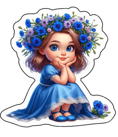 Девочка с цветами (33)