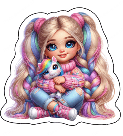 Девочка с единорогом 61
