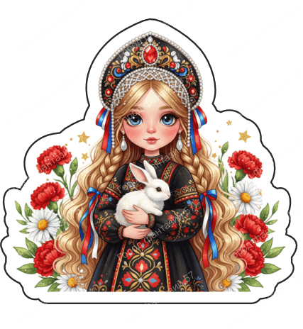 Девочка с зайкой 60