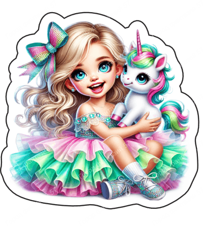 Девочка с единорогом 66