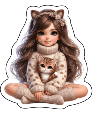 Девочка с котом (116)
