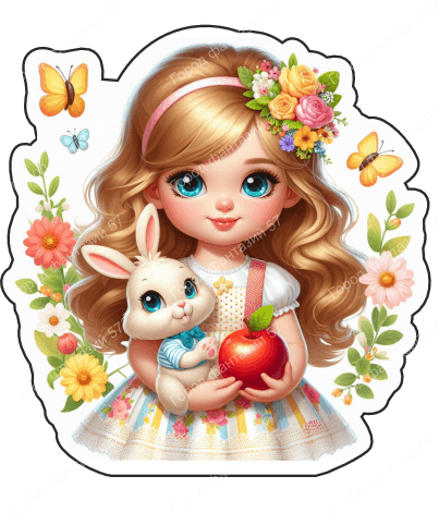 Девочка с зайкой 6