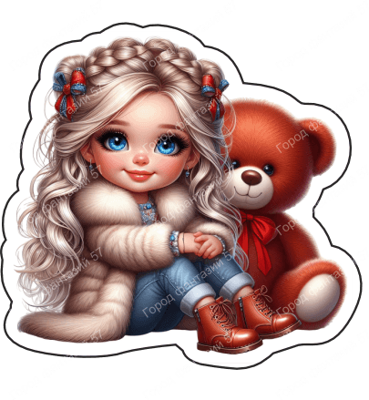 Девочка с мишкой (90)