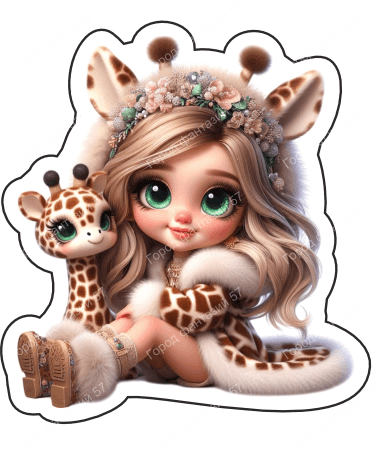 Девочка с жирафом (6)