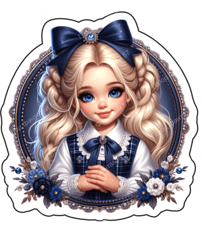 Ученица в рамке (26)