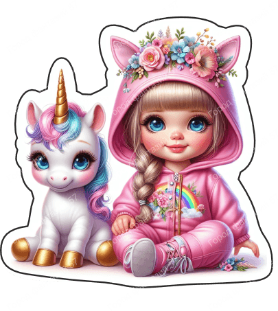 Девочка с единорогом 53