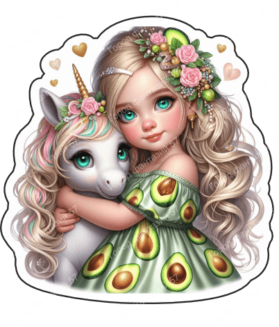 Девочка с единорогом 19