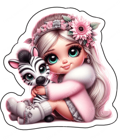 Девочка с зеброй 17