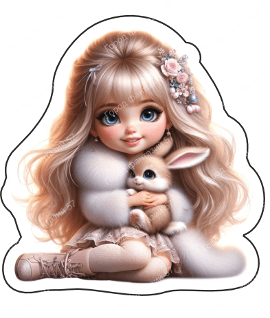 Девочка с зайкой 26
