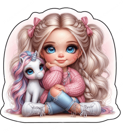 Девочка с единорогом 63