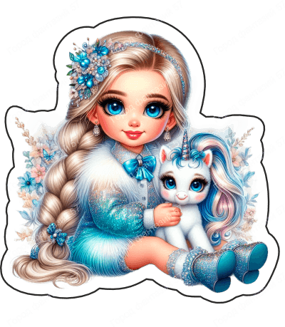 Девочка с единорогом 52