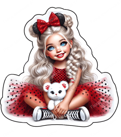 Девочка с мишкой (105)